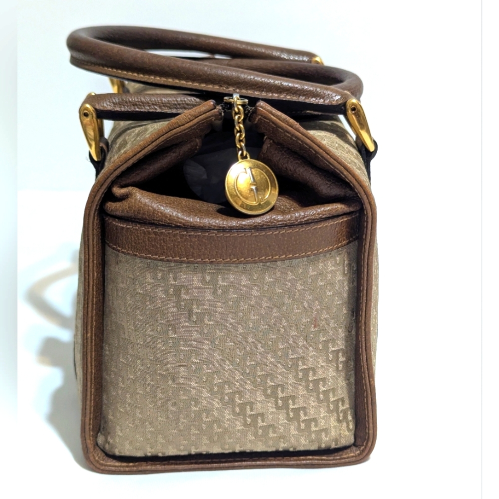 Gucci Brown and Tan Satchel - Authentic and Vintage - Picture 3 of 12